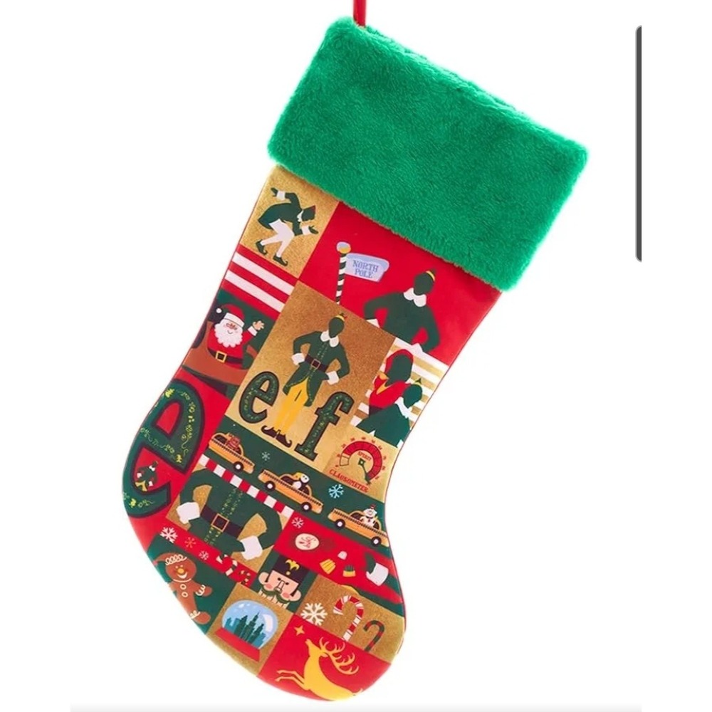 Elf The Movie Christmas Stocking 19" by Kurt Adler New